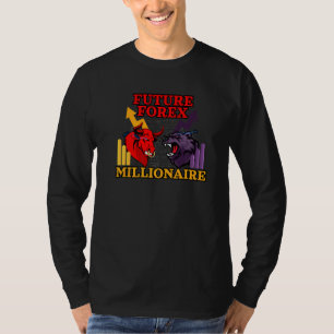 Forex Millionaire Inspired Bull Vs Bear Related Fo T-Shirt