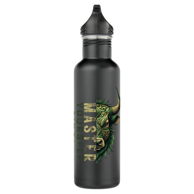 Forex mindset | Motivation | Bull market  710 Ml Water Bottle (Right)