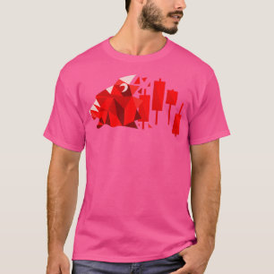 Forex Movement Red Bear Stock Market Investor Trad T-Shirt