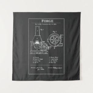 Forge Gear Blueprint Tapestry