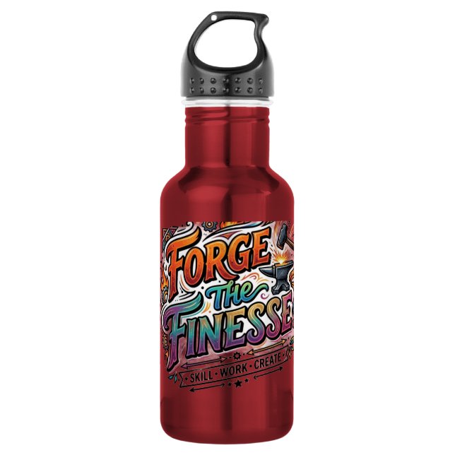 Forge the Finesse 532 Ml Water Bottle (Front)