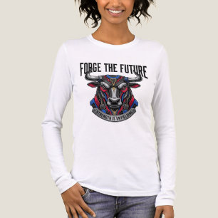 Forge The Future Strength Is Unyielding Cybernetic Tri-Blend Shirt