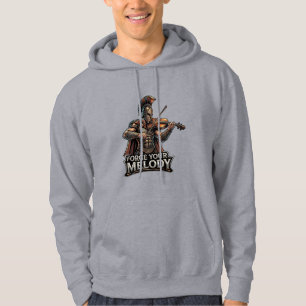 Forge Your Melody – Spartan Violinist Hoodie