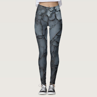 Forged Metal 3D, Crackled Leggings