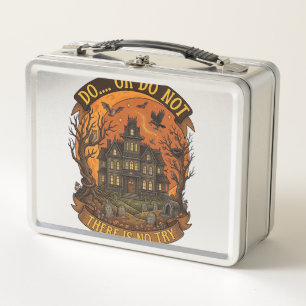 Forget Candy Just Give Me Alpaca Halloween Ghost W Metal Lunch Box