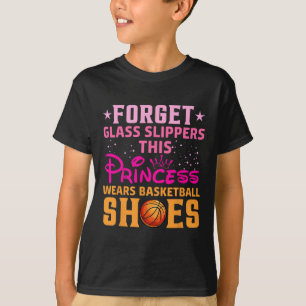 Forget Gl Slippers This Princess Wears Sketll Shoe T-Shirt