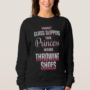 Forget Glass Slippers This Princess Wears Discus S Sweatshirt