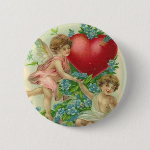 Forget me knot Valentine 6 Cm Round Badge