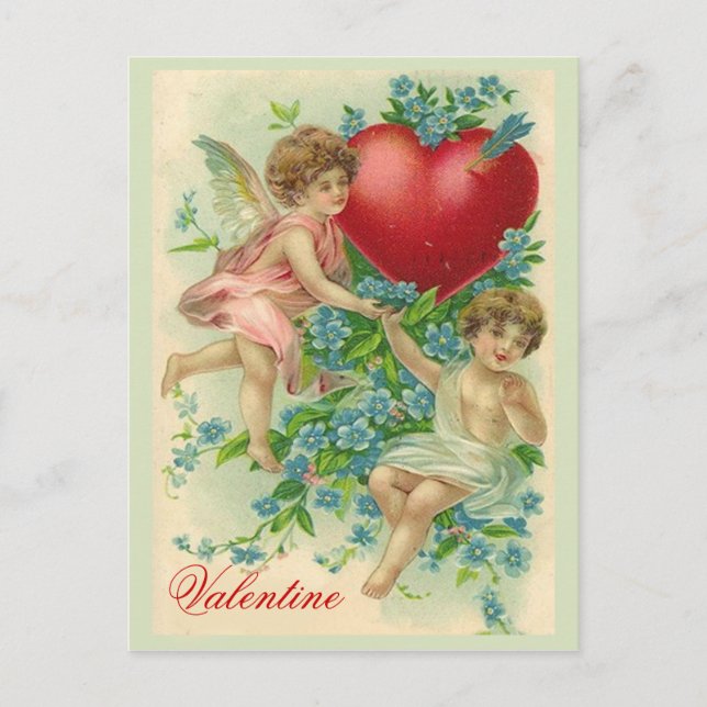 Forget me knot Valentine Holiday Postcard (Front)