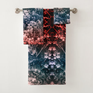 forget me not bath towel set