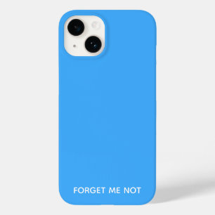 Forget-me-not blue colour name Case-Mate iPhone 14 case