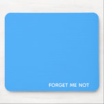 Forget-me-not blue colour name mouse pad<br><div class="desc">Forget-me-not blue colour name</div>
