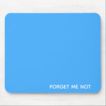 Forget-me-not blue colour name mouse pad<br><div class="desc">Forget-me-not blue colour name</div>