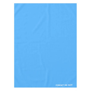 Forget-me-not blue colour name tablecloth