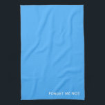 Forget-me-not blue colour name tea towel<br><div class="desc">Forget-me-not blue colour name</div>