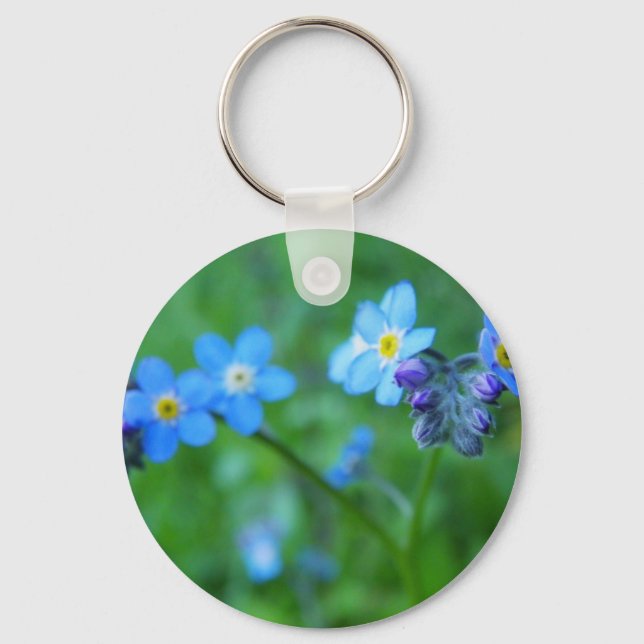 Forget-me-not Blues Key Ring (Front)