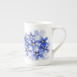 Forget-me-not Bone China mug<br><div class="desc">Forget-me-not graphic art</div>