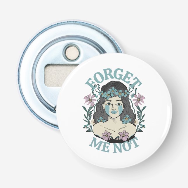 Forget Me Not Bottle Opener (Front)