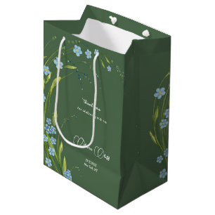 Forget-Me-Not Bridal Shower Medium Gift Bag