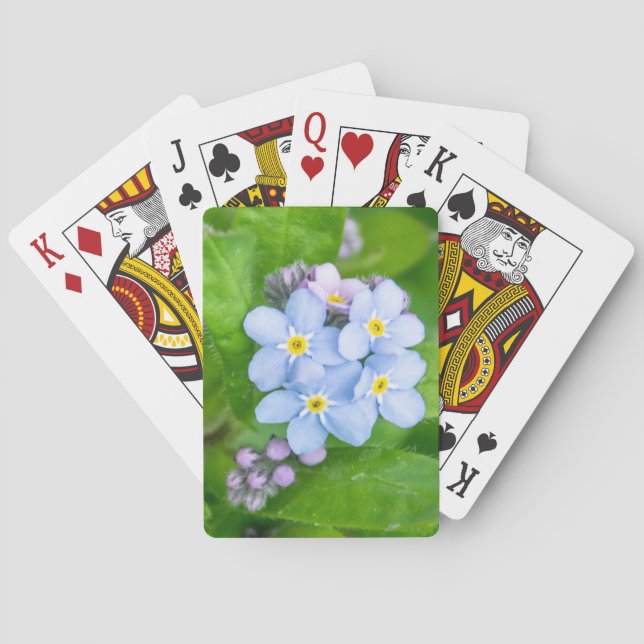 Forget-me-not, Classic Playing Cards (Back)