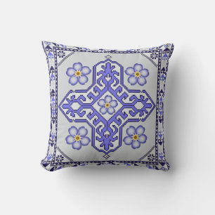 Forget me not cushion