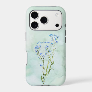 Forget me not Custom Watercolor Garden Flower