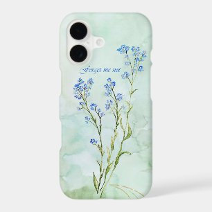 Forget me not Custom Watercolor Garden Flower