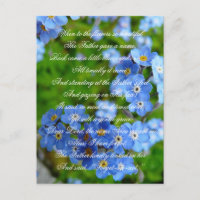 Forget-me-not Cute Christian Nursery Rhyme Floral