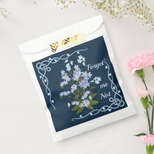 Forget me not favour bags