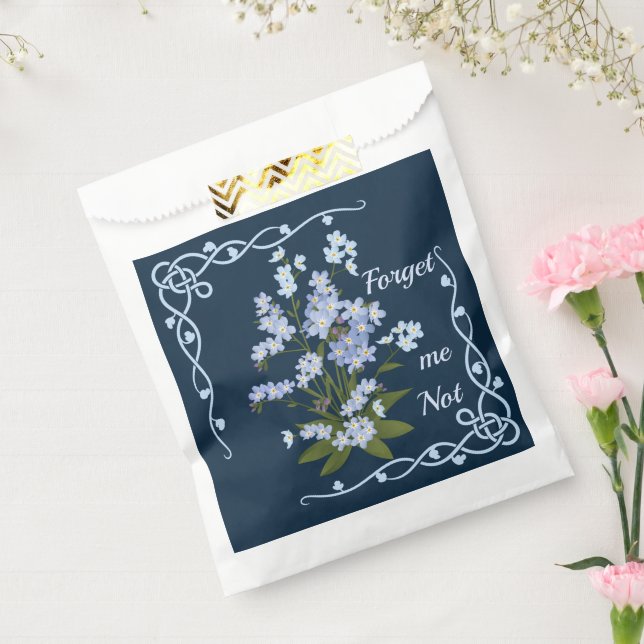 Forget me not  favour bags (Sealed)