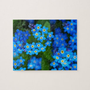 Forget-me-not Floral Jigsaw Puzzle
