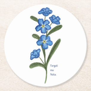 Forget Me Not Flower Coaster