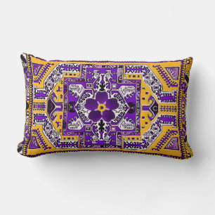 Forget me Not flower Lumbar Cushion
