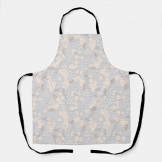 Forget-me-not flower Pattern Apron