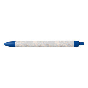 Forget-me-not flower Pattern Blue Ink Pen