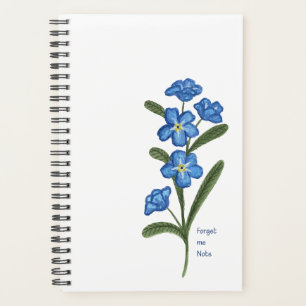 Forget Me Not Flower Planner