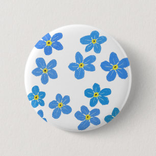 Forget-me-not Flowers Badge