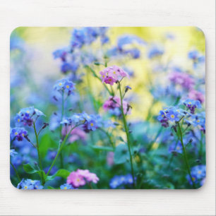 Forget-Me-Not Flowers Mouse Pad
