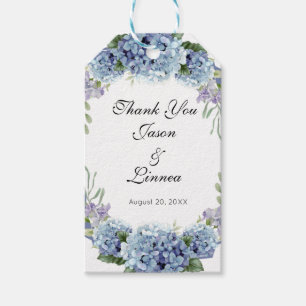 Forget-Me-Not Flowers Watercolor Elegant Gift Tags