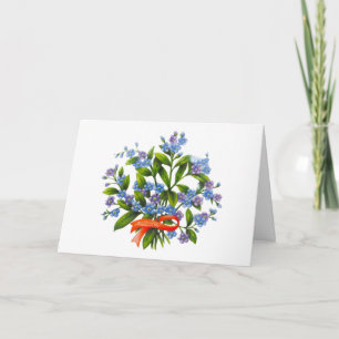 Forget-me-not for Greeting card