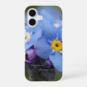 Forget-me-not forever and ever! iPhone 16 case