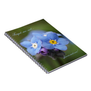 Forget-me-not forever and ever! notebook