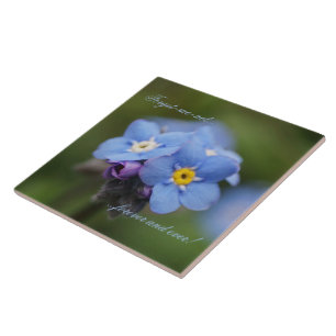 Forget-me-not forever and ever tile