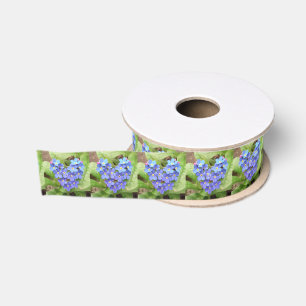 forget-me-not  heart - ribbon grosgrain ribbon