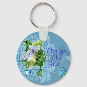 forget me not key ring