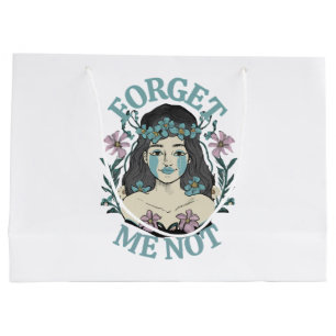 Forget Me Not Large Gift Bag