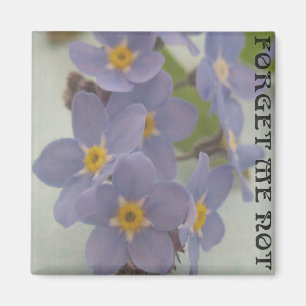 Forget me not magnet