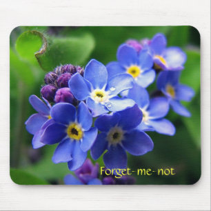 Forget-me-not Mouse Pad
