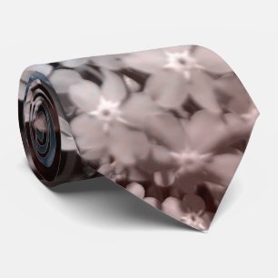 forget me not  neck tie