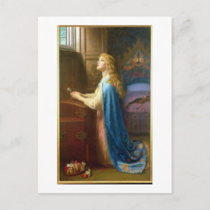 'Forget me Not' (oil on canvas) Postcard